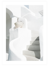 Beyaz Kerpiç Ev - Art Print